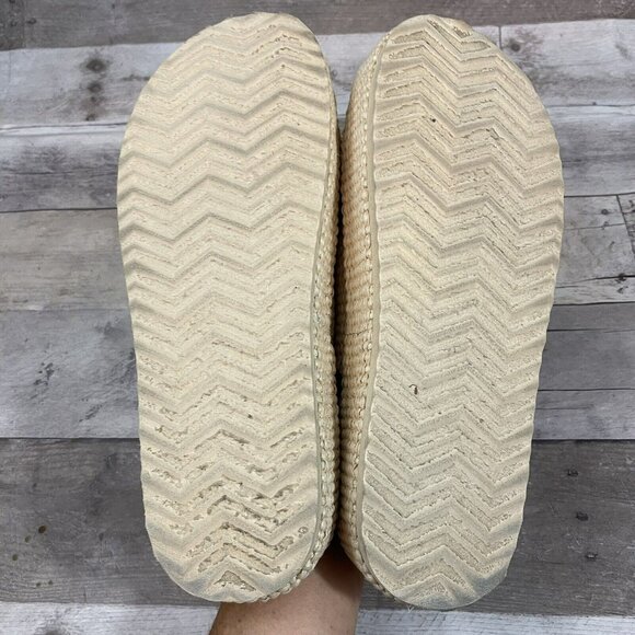 Steve Madden Karrigan Raffia Buckle Slide Sandals Size 9 Natural /Beige - Picture 7 of 10